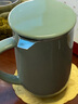 VIVA scandinavia耐热高温陶瓷杯子 茶水分离泡茶杯大容量550m教师中秋节生日礼物 石绿色 实拍图