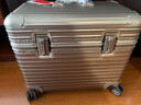 执古（B.MUTUS）全铝镁合金行李箱上开口摄影相机箱设备器材登机箱密码旅行拉杆箱 钛合金 22英寸 【需托运】 实拍图