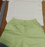 蕉内（Bananain）王一博同款305H纯棉睡衣男女士100%棉情侣家居服短袖短裤套装夏季 【短裤款素色-女】呢绿 L 实拍图