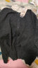 无印良品 MUJI 女式 两穿开衫 长袖针织衫女装上衣外套冬季毛衣 炭灰色 XL (165/92A) 晒单实拍图