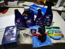 龟牌（Turtle Wax）冰蜡洗车液蜡洗液洗车水蜡泡沫清洗剂去污上光毛巾海绵套装 【真镀膜】蜡洗液 2L +固体镀膜【送毛巾海绵】 实拍图
