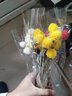 干花花束植物干花真花永生花勿忘我干花多色草莓果干花办公室客厅茶几餐桌摆放装饰艺术插花小花束 含陶瓷花瓶4色草莓果（共48支） 实拍图