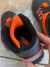 Skechers斯凯奇岚霖系列儿童棉鞋男童冬鞋耐磨大童加绒运动鞋405230L 炭灰色/橘色/CCOR 32 实拍图