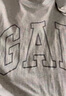Gap【热卖爆款】男装夏撞色logo圆领短袖T恤纯棉上衣544465 黑灰色 185/104A(XXL) 亚洲尺码 实拍图
