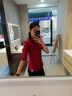 紫魅俏衬衫女长袖棉质V领衬衣正装职业装秋冬加绒加厚保暖高级感工作服 酒红色(加绒) L (建议100-110斤) 实拍图