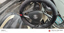 短毛绒方向盘套冬季汽车把套凯美瑞卡罗拉RAV4致享CHR威驰雷凌致炫汉兰达车把套 黑色-植绒曲线款 实拍图