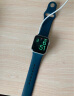 Apple Watch SE 智能手表 GPS+蜂窝款 40毫米银色铝金属表壳 深邃蓝色运动型表带MKQV3CH/A 实拍图