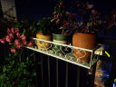 安尔雅 花架阳台装饰多层家用置物架户外铁艺花架客厅花盆架典雅白80cm 实拍图