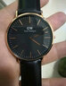 丹尼尔惠灵顿（DanielWellington） DW手表男 魅黑时尚男士手表简约石英欧美腕表 新年礼物送女友 40MM DW00100129 实拍图