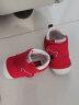 MIKIHOUSE学步鞋男女童鞋经典LOGO学步鞋婴幼儿宝宝运动鞋耐磨防滑 红色学步期 12 (适合脚长11.5cm) 实拍图