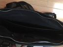 稻草人男士商务公文包休闲横款潮流大容量旅行软手提包轻便出差电脑包 黑色 13.1英寸 实拍图