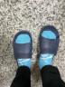 始丰孕妇老人防滑拖鞋女男夏季室内浴室拖鞋洗澡厚底情侣居家居凉拖鞋 藏青 42-43 (适合41-42) 实拍图