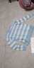 奈加图春季港风条纹长袖男韩版卫衣男士T恤春秋衣服潮流ins上衣 W13条纹浅蓝 L 实拍图
