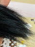 美丝莎儿真发发片全真人发无痕隐形接发假发片女一片式头顶补发蓬松垫发片 全真发65CM3卡30G 自然黑 实拍图