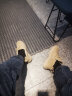 加洲公牛（CALIFBULL）春季男鞋新品时尚板鞋潮流男士休闲鞋高帮马丁靴防滑工装鞋子男 卡其色 43 实拍图