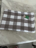 棉沅 纱布枕巾棉加厚加大一对装50*75厘米田园情侣婚庆酒店宾馆 大方咖色两条装 75cm*50cm 实拍图