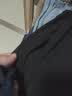 西域骆驼（VANCAMEL）休闲裤男四季弹力宽松直筒潮流运动长裤子 黑色【薄款】 3XL  实拍图