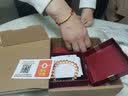 庆怡999足金微笑黄金脚链 本命年红绳脚绳 弯管男女情侣款半镯 红绳 约1.5g-1.6g 实拍图