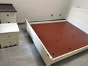 双虎双虎现代简约青少年床架奶油风1.2米1.5米小户型卧室家具套装13M5 床+床头柜*1 1500mm*2000mm 实拍图