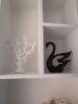睿诺现代家居装饰品摆件创意陶瓷工艺品客厅酒柜电视柜摆设三口鹿礼物 发财树（黑白一对） 实拍图