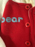 婴儿加绒连帽外套秋冬0女宝宝1岁3幼儿冬装男童棉袄加厚上衣棉衣 红色 80cm 实拍图