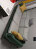 简派印橡 科技布沙发简约现代小户型北欧布艺沙发组合意式极简客厅家具XH-A10 复古绿 三人位【210cm】+脚踏 实拍图