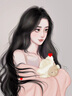 诺宜月子装月子服纯棉哺乳衣孕产妇家居服睡衣J352512印花L 实拍图