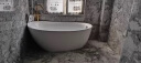 科勒（KOHLER）原厂家用椭圆形无缝独立式亚克力浴缸K-11196T日式小户型浴盆 K-11196浴缸+空缸配置 1.4m 晒单实拍图