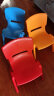 华恺之星 塑料凳 家用小板凳换鞋凳子 宝宝餐椅学习椅靠背椅子HK5601红色 实拍图