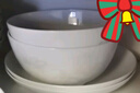 晟普纯白色骨瓷盘子菜盘家用圆形陶瓷盘白瓷盘深盘微波炉餐具饭盘单个 7.5英寸(直径19cm 高3.5cm) 实拍图