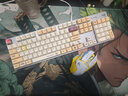 罗技（Logitech） K845机械键盘 有线游戏键盘 办公键盘 电竞电脑办公全尺寸发光 DIY键帽电竞吃鸡节日礼物 K98M无线双模键盘+库洛米键帽+桌垫+掌托 实拍图