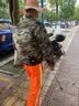 金薇朵36V降温空调服男款制冷带四个风扇的衣服工人防暑工地工作服夏季 2风扇宝蓝2件+36V挂腰大电池1套【3C认证】 L 【110-125斤】顺丰极速达 实拍图