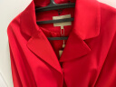 PORTS宝姿 新品 女装简约翻领中长款风衣外套LN8T022HWB015 火焰红 8 晒单实拍图