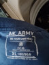 AK ARMY 春夏款短袖t恤男士休闲百搭纯棉圆领T恤打底衫 海军蓝 XL（160-175斤） 实拍图