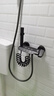 映生活 枪灰色钢琴按键淋浴花洒套装家用卫浴全铜简易分体式卫生间浴室 特价三档枪灰色升降款 实拍图