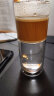 哈尔斯（HAERS）哈尔斯玻璃杯耐高温男士个人专用水杯小容量焖茶杯茶水分离泡茶杯 白色 晒单实拍图