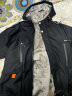 NASA LEAP官方男装冬季棉衣男棉服男羽休闲绒服连帽加厚保暖外套男士棉袄子 黑色（加绒） 3XL（建议180-200斤） 晒单实拍图
