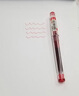 白雪（snowhite）X55可换笔芯中性笔多色直液式走珠笔签字笔学生用笔 0.5mm红色12支/盒 实拍图