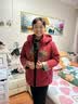 隽狐中老年羽绒服女短款妈妈冬装加厚大码60岁70老人奶奶太太冬季外套 红色 XL 【推荐85-105斤】 实拍图