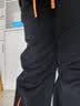 头号青年裤子男秋冬季加绒潮流运动宽松大码束脚九分裤休闲裤男士 黑 L 实拍图