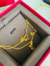 周大生黄金项链绞丝锁骨链素金链经典母亲节礼物 45cm-4.32g 实拍图