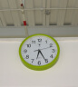 北极星（POLARIS） 挂钟 时尚创意客厅钟表 简约石英钟2842绿色30cm 实拍图