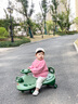 贝特萌儿童扭扭车1-3岁防侧翻溜溜车滑行玩具摇摇车婴幼儿摇摆可坐大人 洛克黄+灯光音乐 实拍图