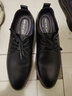 稻草人牛皮鞋男士商务休闲鞋男正装鞋德比鞋英伦舒适百搭耐磨平底 D16205 黑色 39 实拍图
