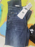 Calvin KleinJeans四季款男士休闲ck黑色洗水微弹合体楔形锥形牛仔裤J322277 1BY-牛仔黑 34 实拍图