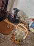 瓷牌茗茶具（cipaiming teaset） 电陶炉煮茶器煮茶壶茶炉家用小型电茶炉加厚耐热玻璃茶壶 竹柄壶+简约黑炉6彩杯+架+托盘 实拍图