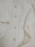 范思蓝恩23FS14323浪漫法式荷叶边蕾丝衬衫秋冬新款V领上衣 米色 M 晒单实拍图