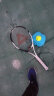 匹克网球拍男女初学者专业碳素复合单只网球带绳回弹训练器套装 黑白 实拍图