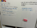 BBNEW高端顶配90*120cm双面磁性白板支架式可移动升降翻转写字板会议办公家用双杠教学黑板书写展板V-DW 实拍图