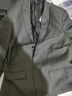 法蒙泽西服套装男士三件套商务职业正装小西装男结婚新郎上班修身外套男 灰色(西服+西裤+衬衫+大礼包) 4XL【155-170斤】 实拍图